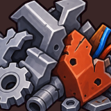 Crafting Resources and Materials Icons Pack for Survival RPG Simulation Games