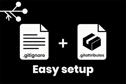 Easy gitignore & LFS Setup