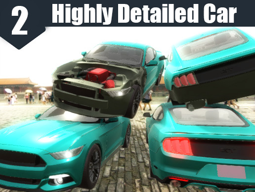 Highly Detailed Car Model 2 | 3D Vehicles | Unity Asset Store