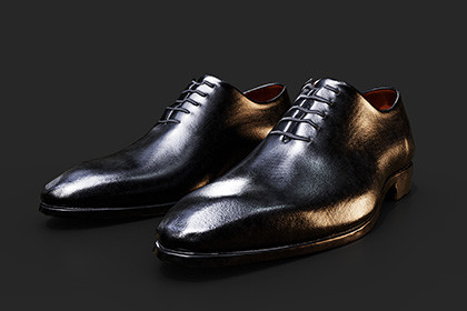 Wholecut Shoes 3D Model Game Ready