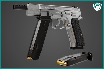 Pistol 09 Silver URP HDRP Textures