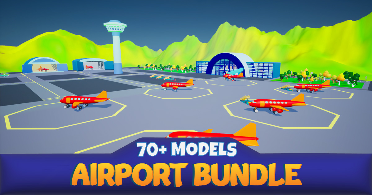 Airport Environment v2.0 | 3D 도시 | Unity Asset Store