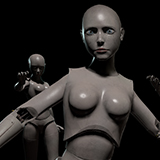 Creepy mannequin
