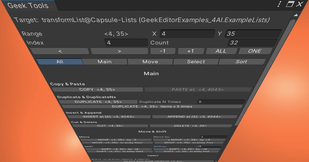 Geek Tools | Utilities Tools | Unity Asset Store