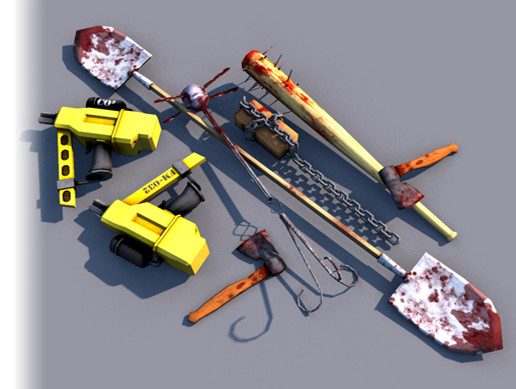 Gore Weapons Pack | 3D 武器 | Unity Asset Store