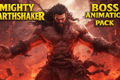 Mighty Earthshaker Boss Animation Pack
