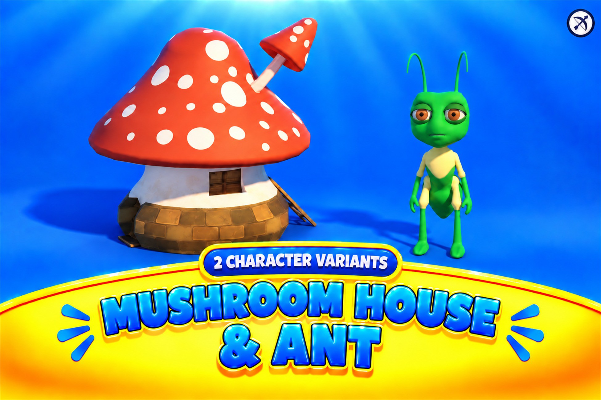 Mushroom House & Ant FREE