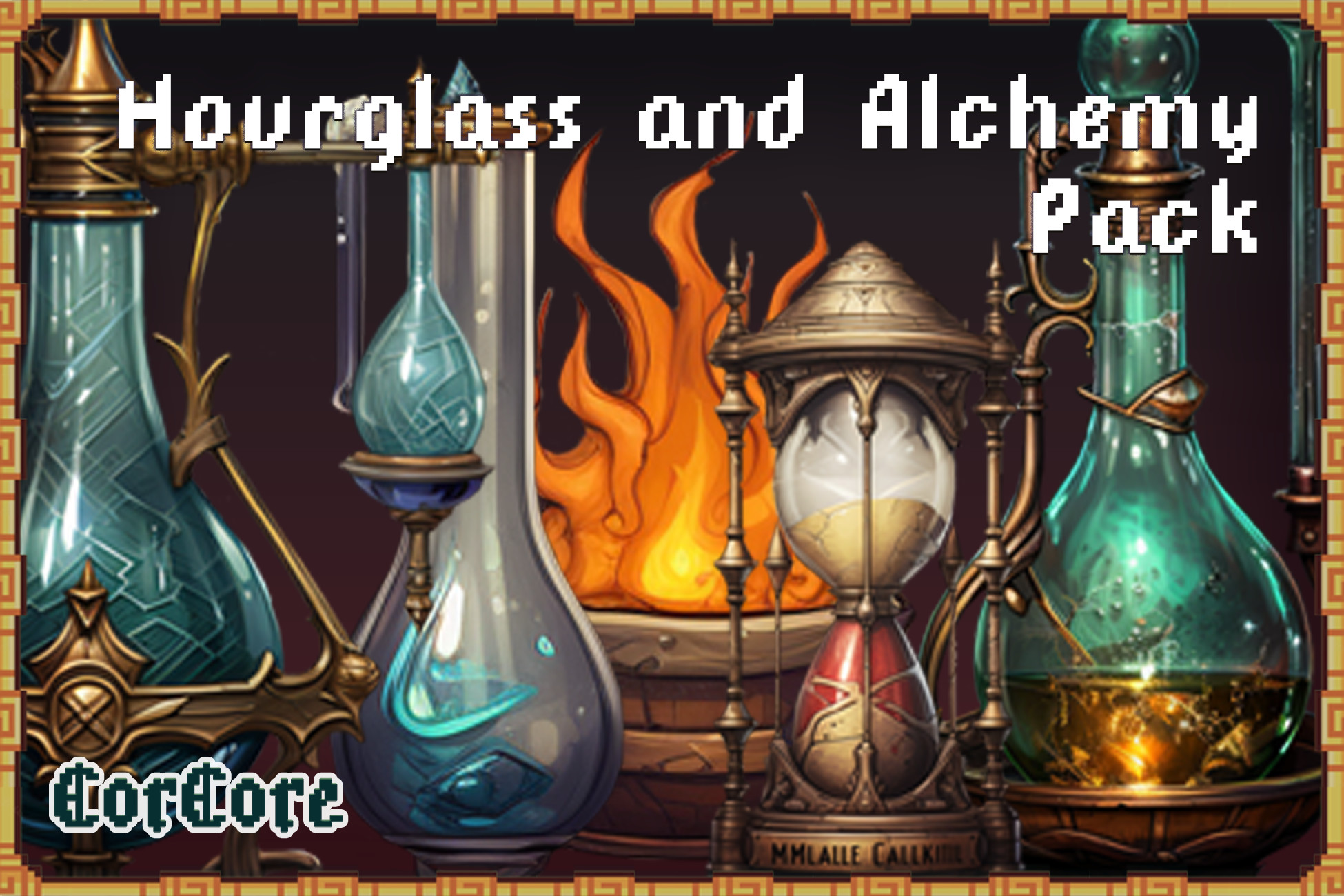 Hourglass and Alchemy Pack CorCore | 2D | Unity Asset Store