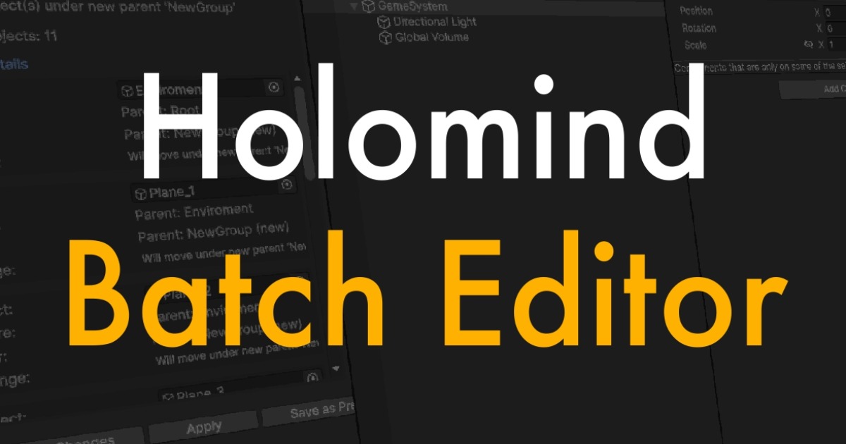 Batch Editor | Utilities Tools | Unity Asset Store