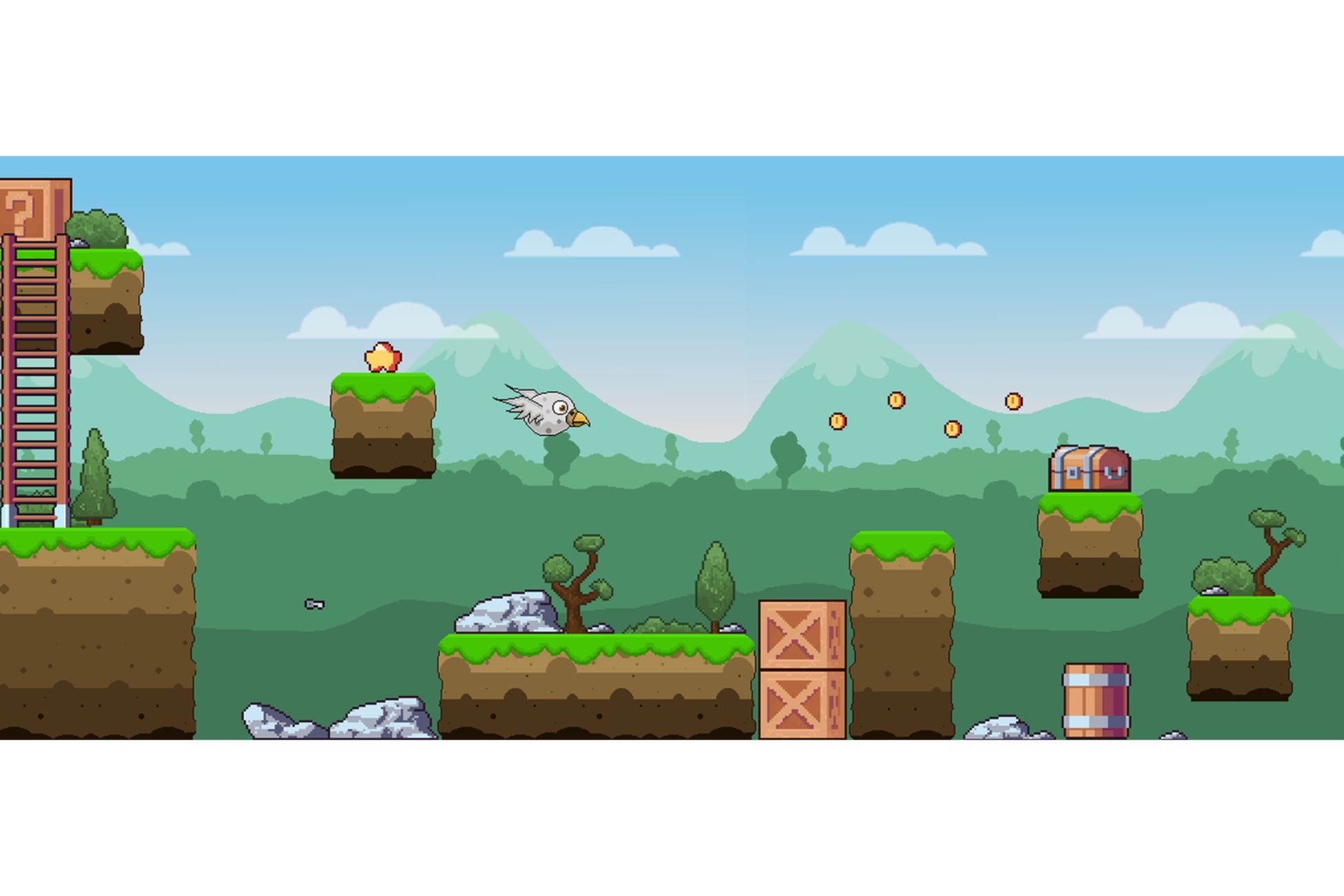 Scrolling Background Unity Platformer Tileset & Scrolling Background | 2D Environments | Unity ...