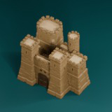 Low Poly Modular Medieval Castle Kit