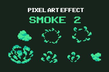 Smoke 2 - Pixel Art Effect
