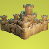 Castle Lowpoly Modular Stylized