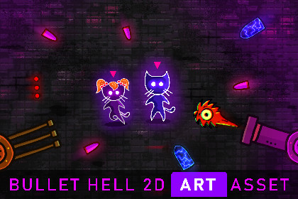 Bullet hell Survival Asset 2D