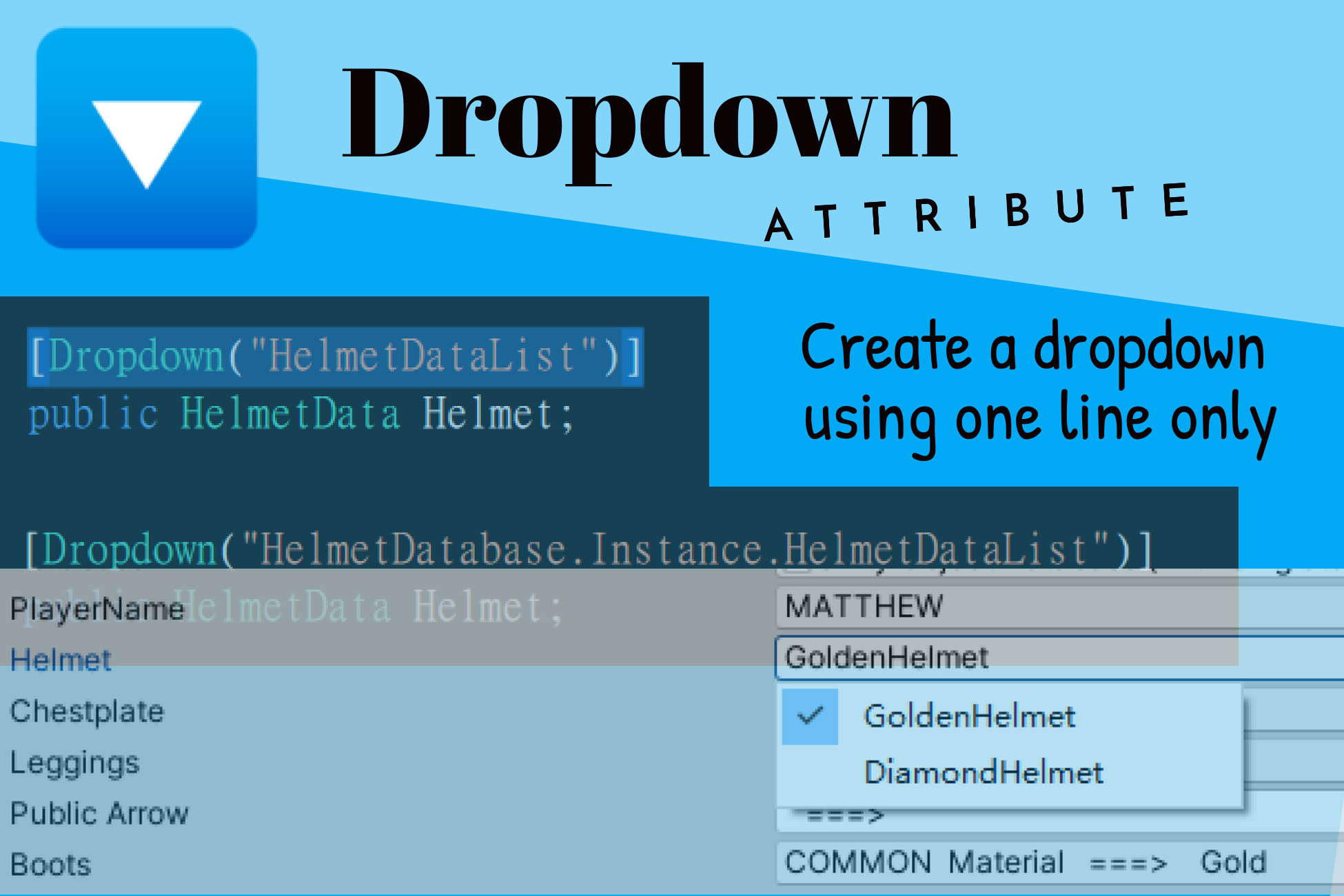 Drop down menu in Custom Editor - Questions & Answers - Unity Discussions