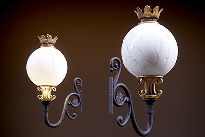 Round Street Lamp