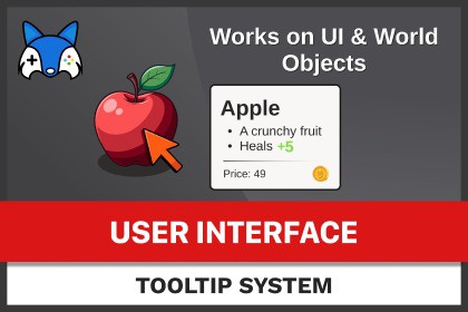 Flexible Tooltip - Hover GUI or Collider with Tips (Hints or Popups)