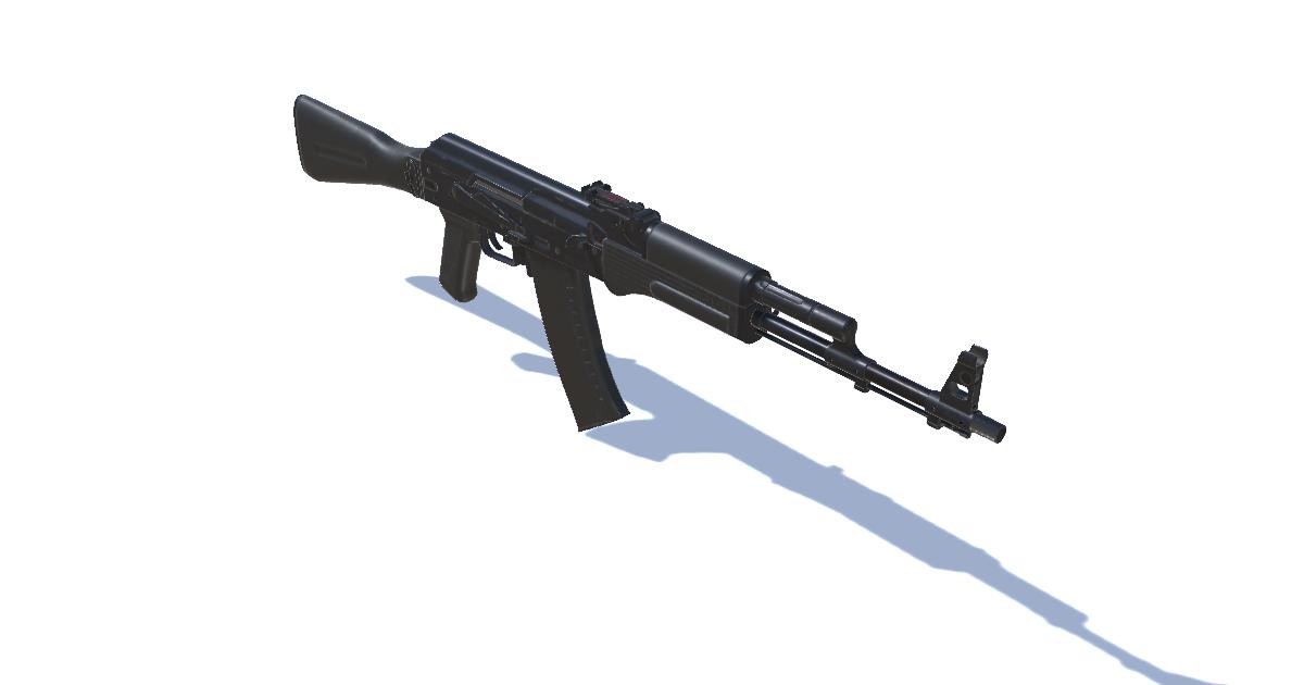 Assault Rifle AK-74М | 3D Guns | Unity Asset Store