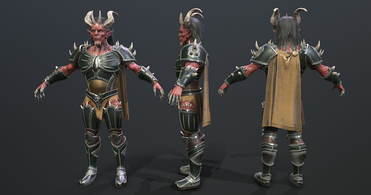 Demon swordsman | Characters | Unity Asset Store