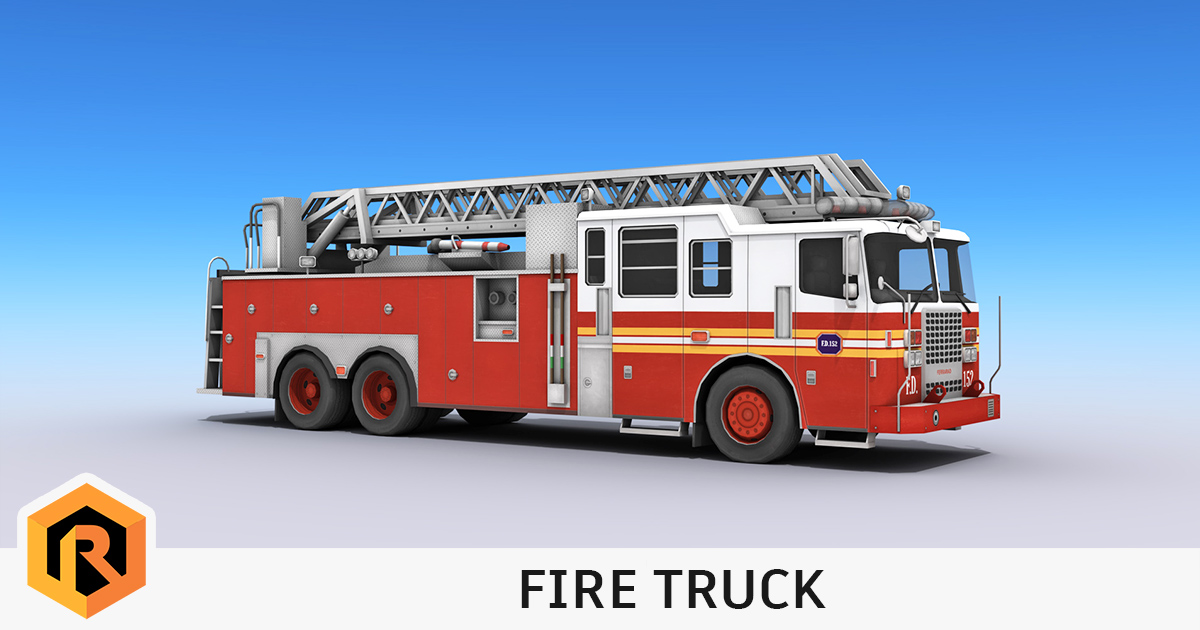 Fire Truck | 3D Vehicles | Unity Asset Store