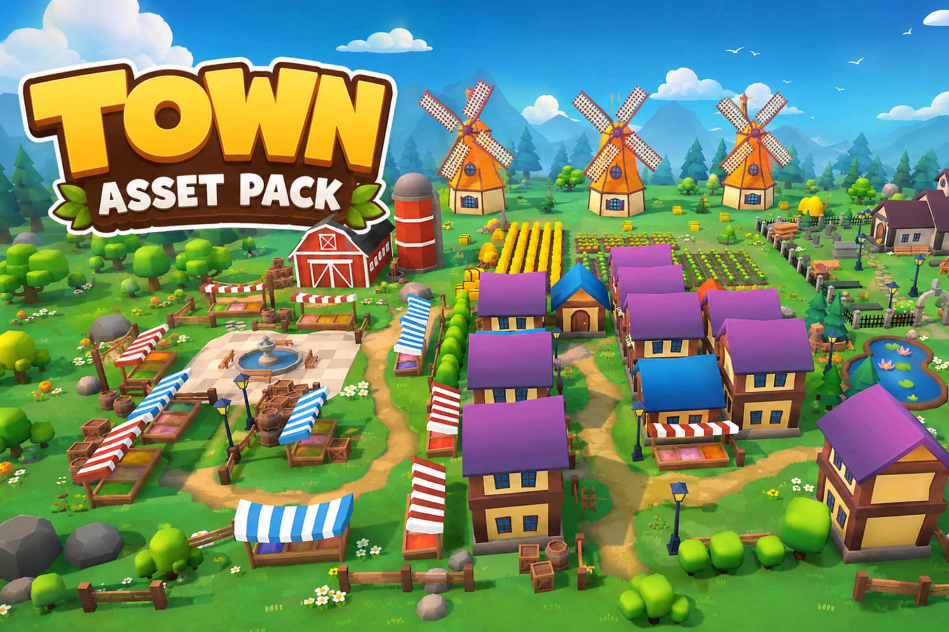 Stylized Village / Town Asset Pack