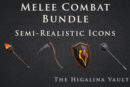 Melee Combat Bundle - Semi-Realistic Icons