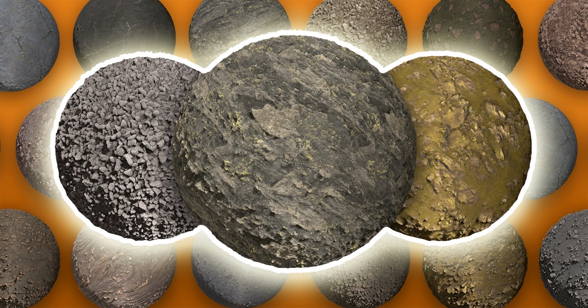 70+ Realistic Mountain Environment Textures - Cliff, Rock & More | 2D ...