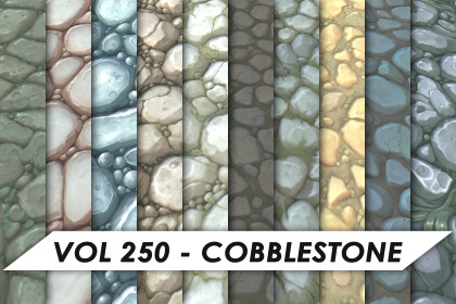 Stylized Textures - Vol 250 - Cobblestone