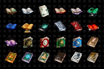 Arcane Tomes – 144 Fantasy Book Sprites