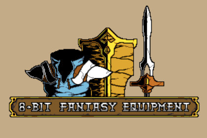 Unique 8-bit Fantasy Equipment