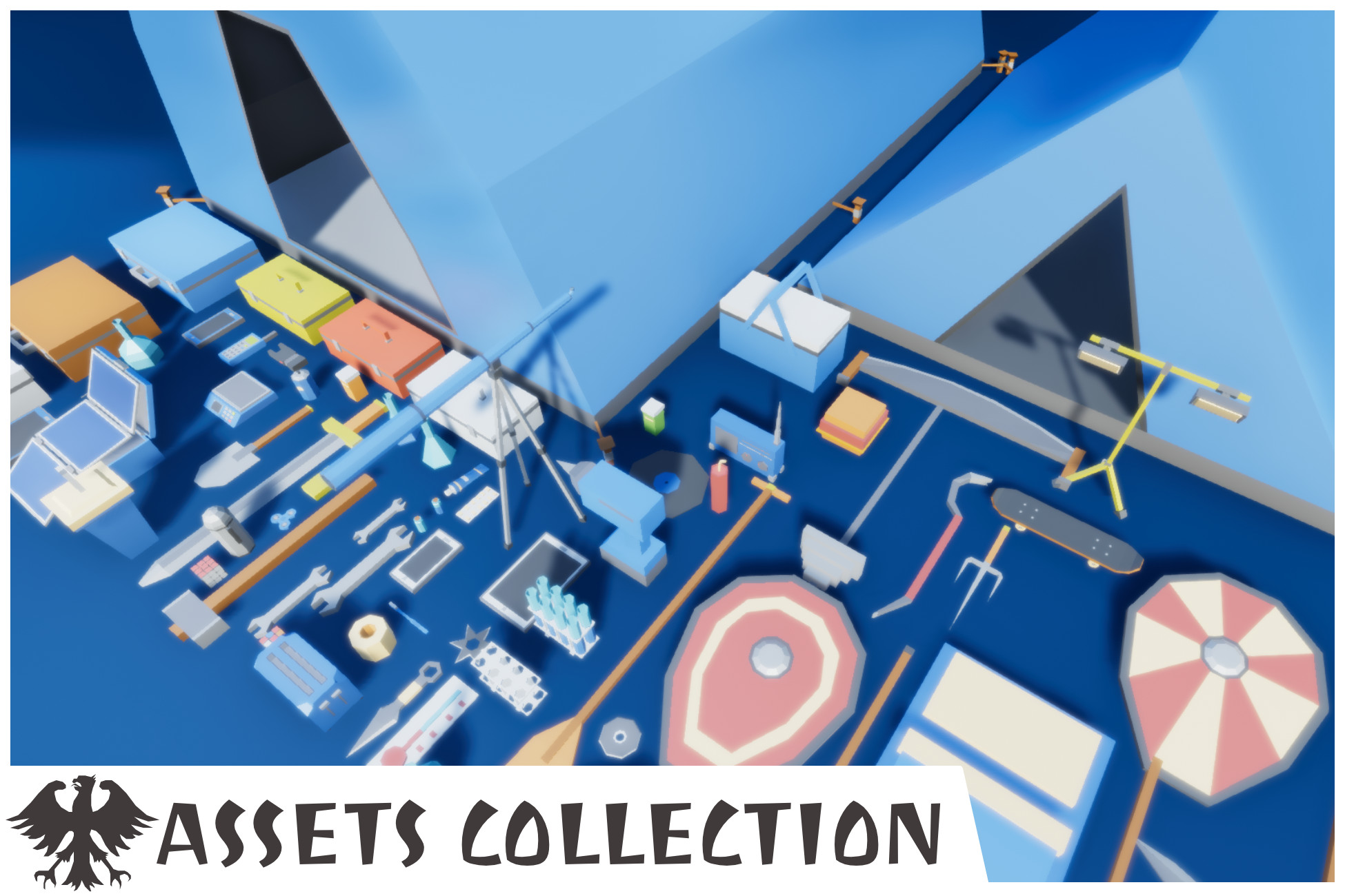 Set of simple assets collection | 3D 道具 | Unity Asset Store
