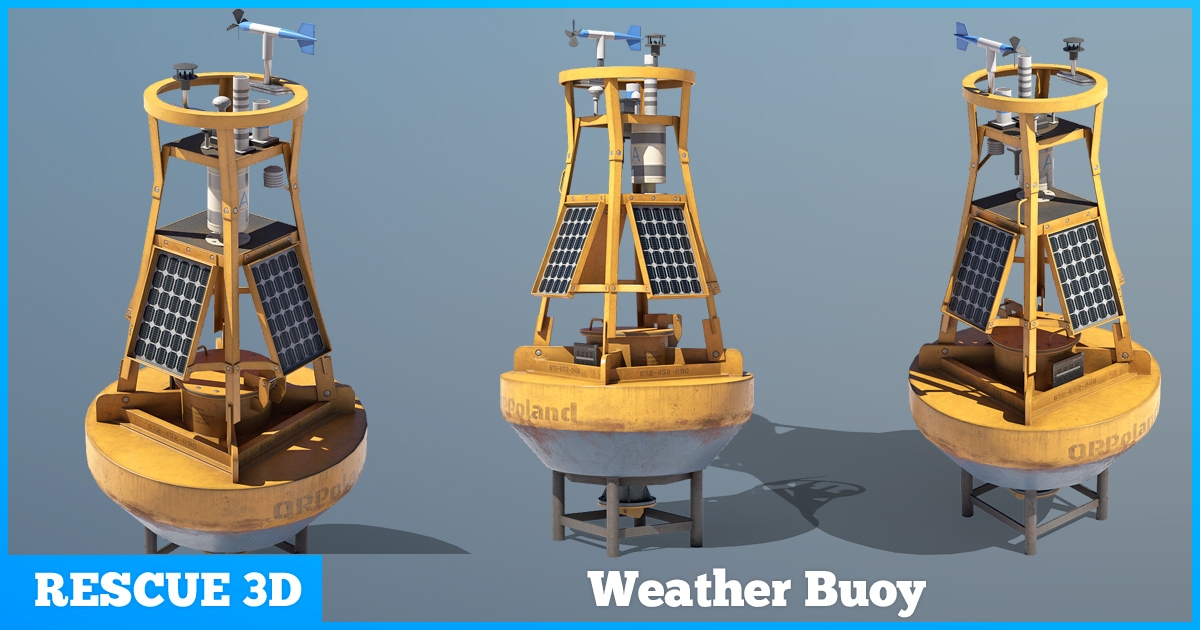 Weather Buoy 3D Props Unity Asset Store