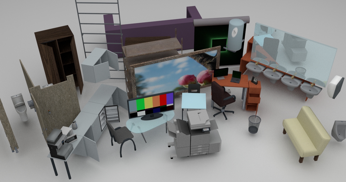 B3 Furnitures Asset 3D Characters Unity Asset Store