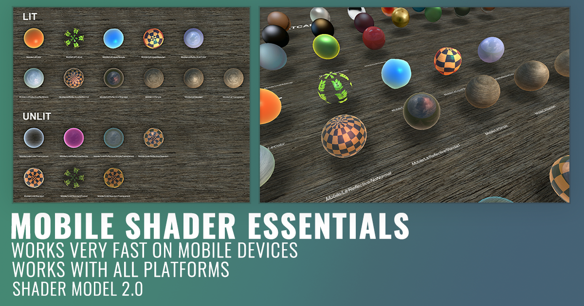 Mobile Shader Essentials: Lit/Unlit | VFX Shaders | Unity Asset Store