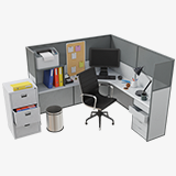 Office Desk Props Single Mat URP HDRP Textures