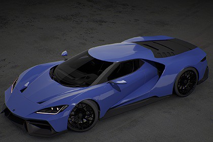 Realistic Mobile Car #20 - Mid-Engine Performance Sports Car