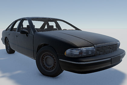 Sedan Car 1990s