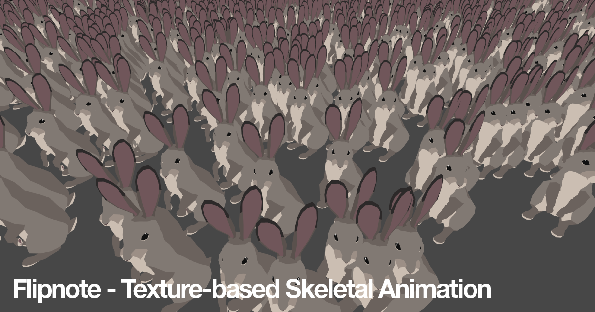 Flipnote - Texture-based Skeletal Animation | Animation Tools | Unity ...