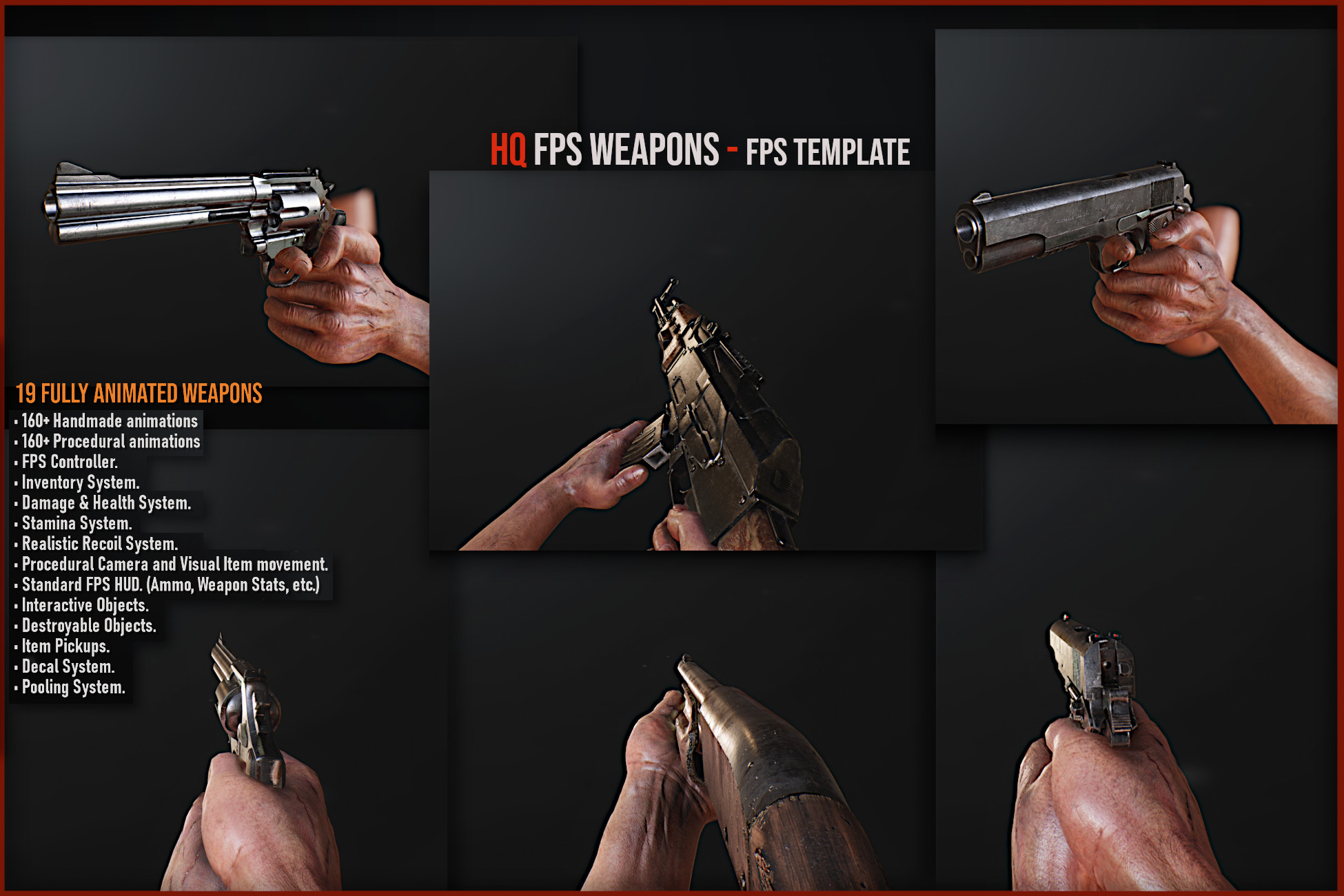 HQ FPS Weapons | 시스템 | Unity Asset Store
