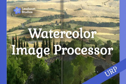 Leadwort Watercolor Image Processor