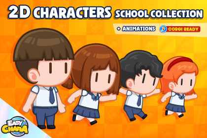 Easy Chara – School 2D Character Collection