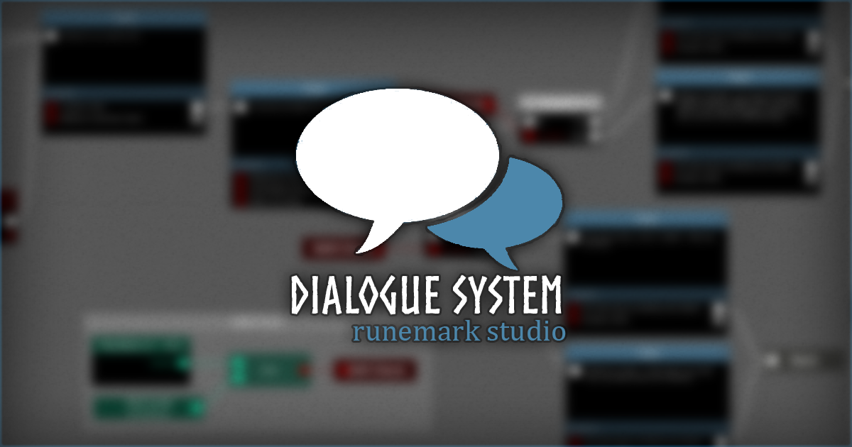Runemark Dialogue System | Behavior AI | Unity Asset Store