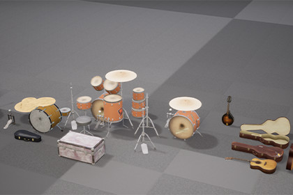 Music Props & Drums Pack