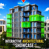 Interactive Real Estate 360 Showcase Architecture System