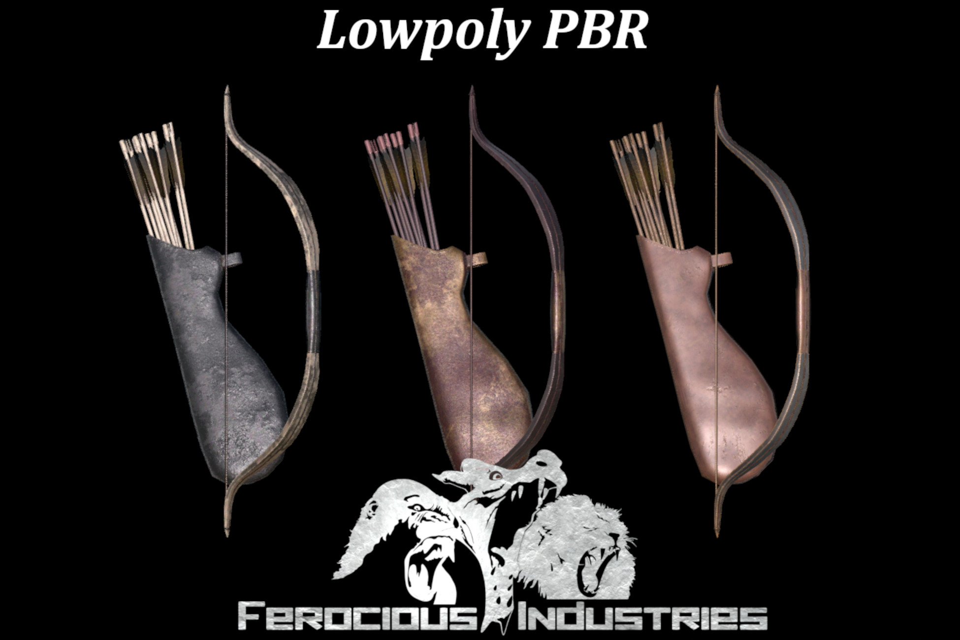 Unity Bow Sample PBR Composite Bows | 3D 무기 | Unity Asset Store
