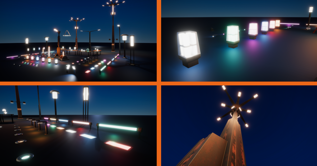 Lamp Collections | 3D Props | Unity Asset Store