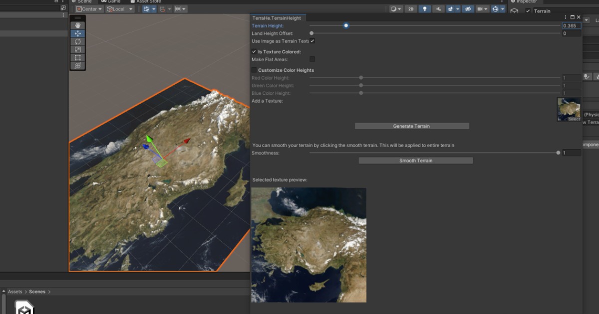 TerraHe - Simple Terrain Heightmap Tool | Terrain | Unity Asset Store