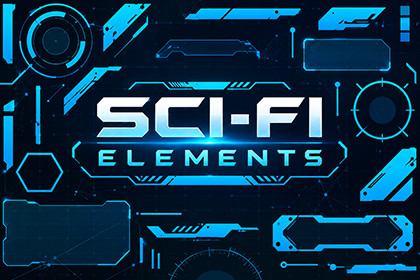 SCI-FI UI-BUNDLE ELEMENTS-PSD