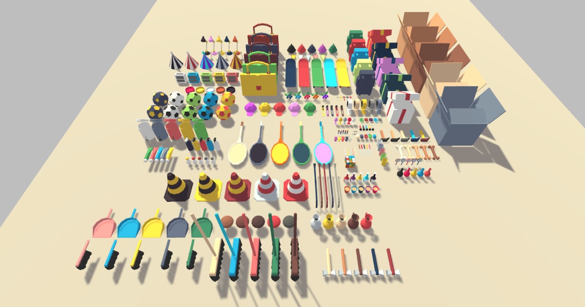 Website To Create Simple Objects In Unity Casual Low Poly Objects 2 | 3D Props | Unity Asset Store