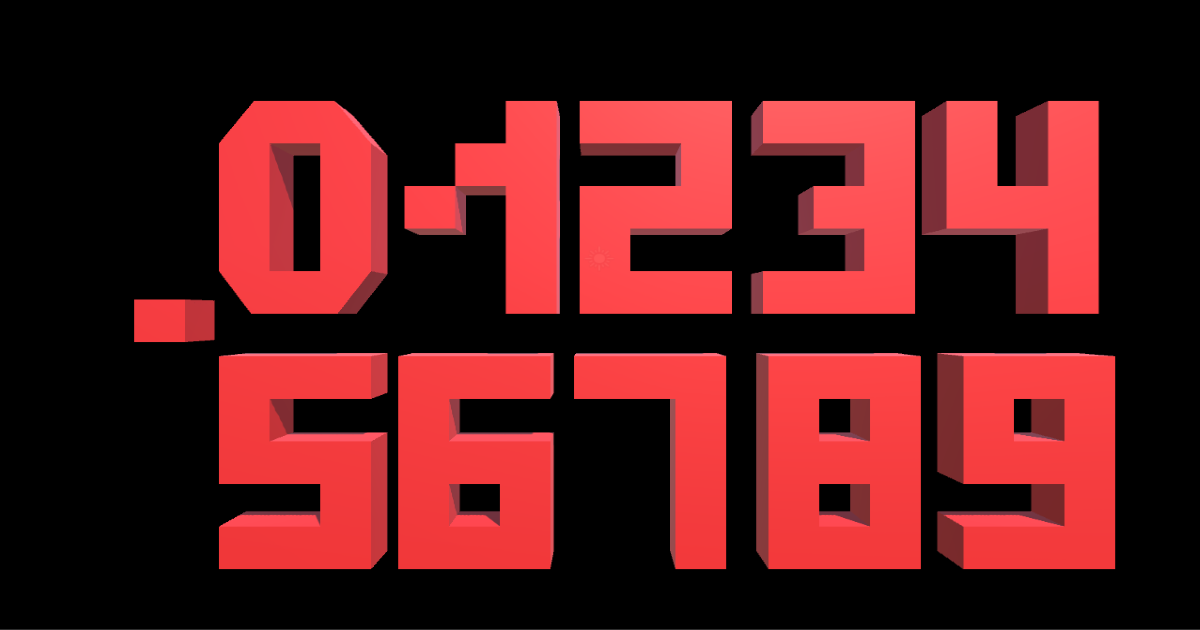 3D Letters and Numbers | 3D | Unity Asset Store